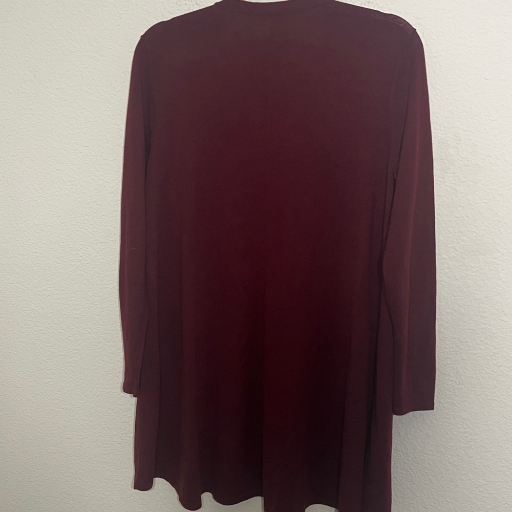 J.Jill wool blend below the hip button down cardigan M fall winter - Picture 8 of 10
